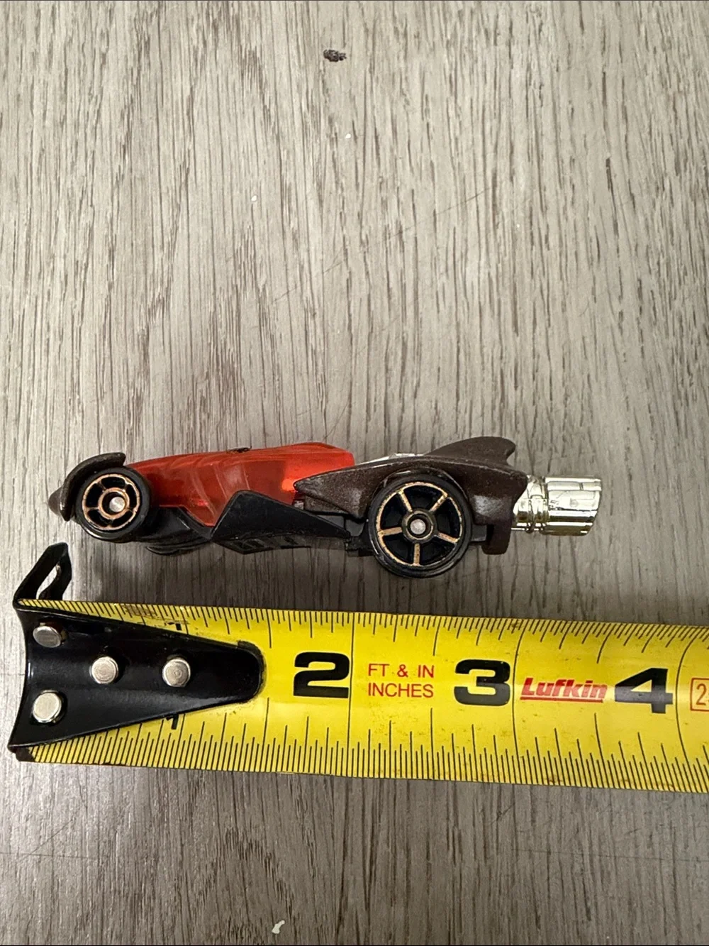 VERY RARE 2006 Hot Wheels McDonald’s Giveaway Jet Race Car – Brown & See-Through
